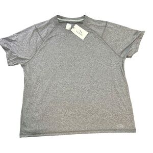 LL Bean Men’s Athletic T-Shirt XXL Gray NWT Short Sleeve Performance Tee